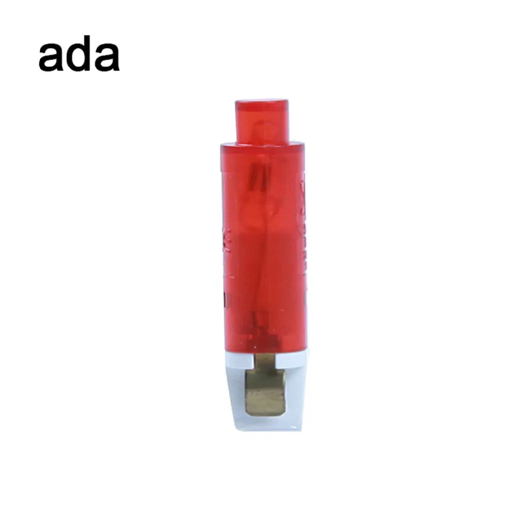 A-13 8mm LED Indicatore di luce IP65 8mm Voltaggio LED rosso 0