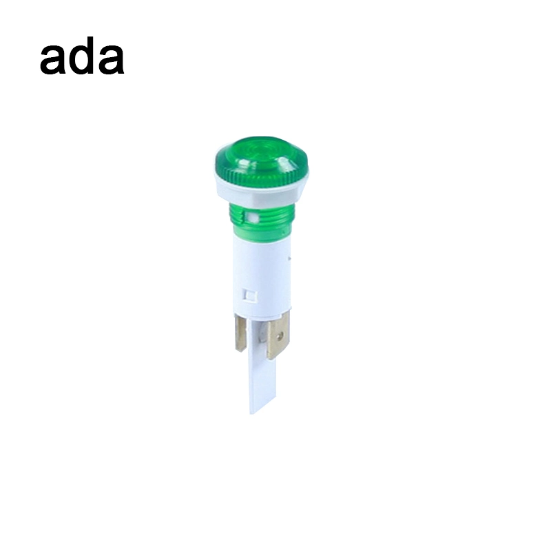 Lampada pilota verde in plastica A-19-2 12v per elettrodomestici 0