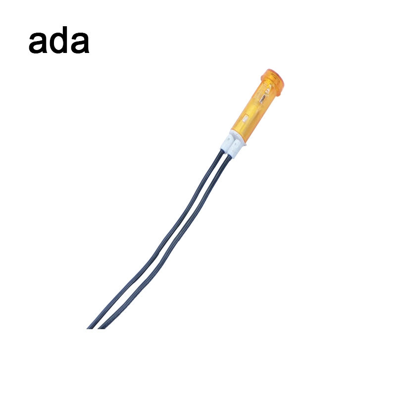 6V/12V/24V LED Pilot Light 10mm Indicator Lamp Rosso Personalizzato 0