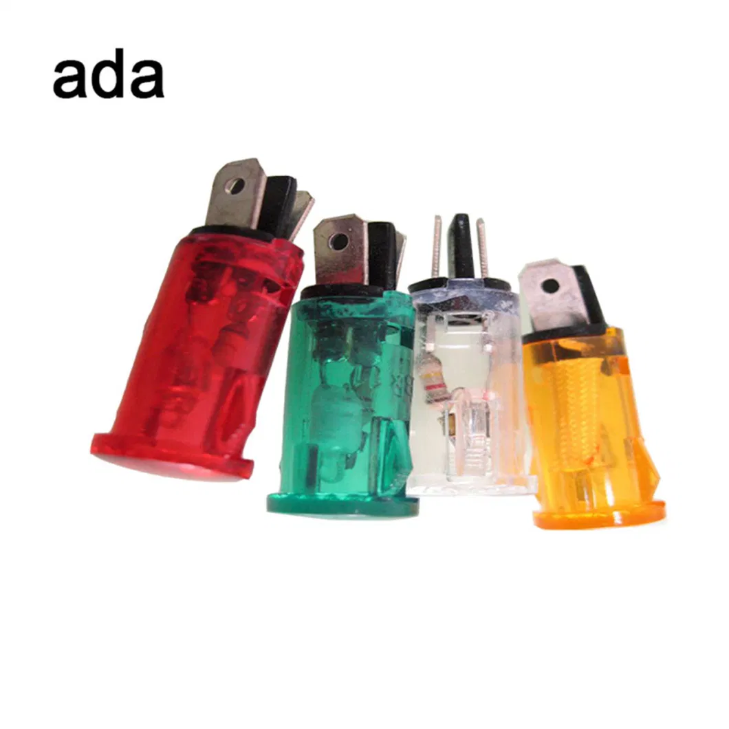 A-23 Verde LED Indicatore di luce 12mm Power Back Indicatore di luce 0